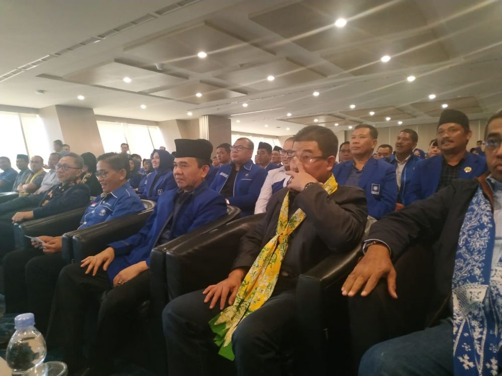 Suasana konsolidasi partai dan temu kader PAN di Jambi 