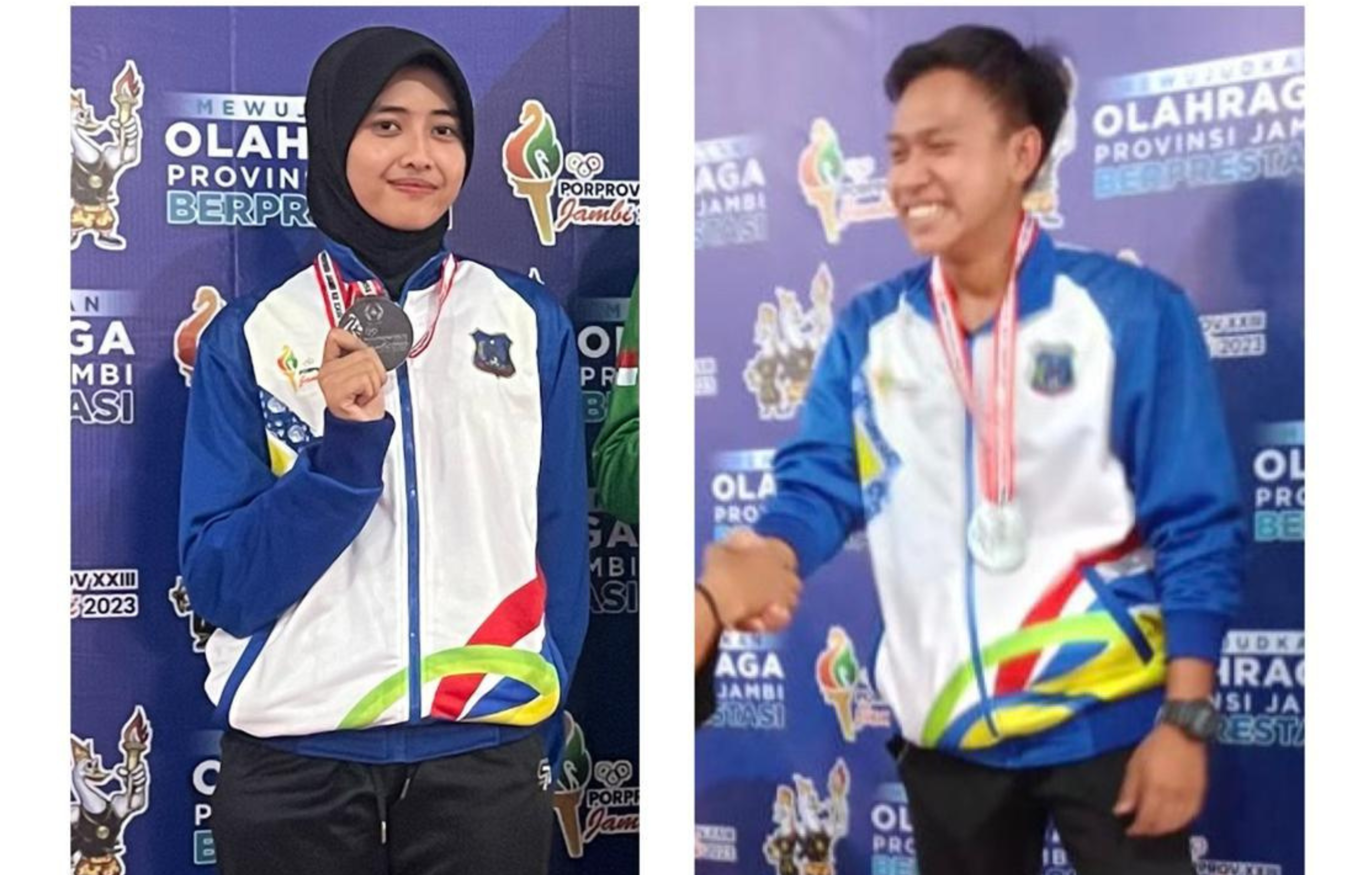 Atlet Muda Tae Kwon Do Tanjabbar Peraih Medali Perak dan Perunggu pada Porprov Jambi 2023