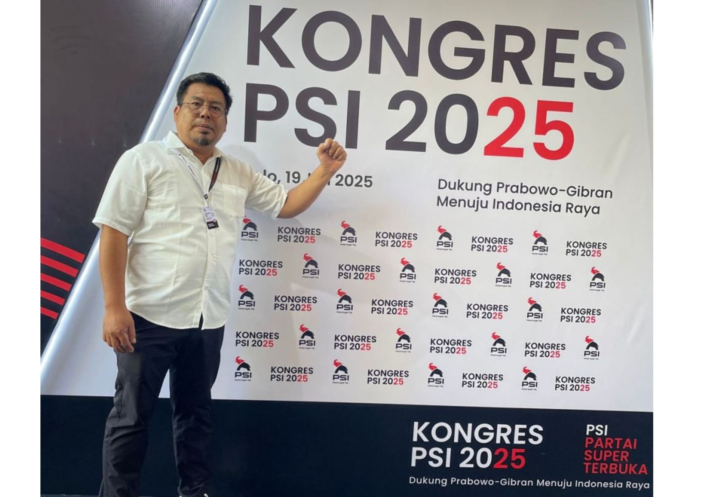 Bram Aprianto Menghadiri Kongres PSI 2025