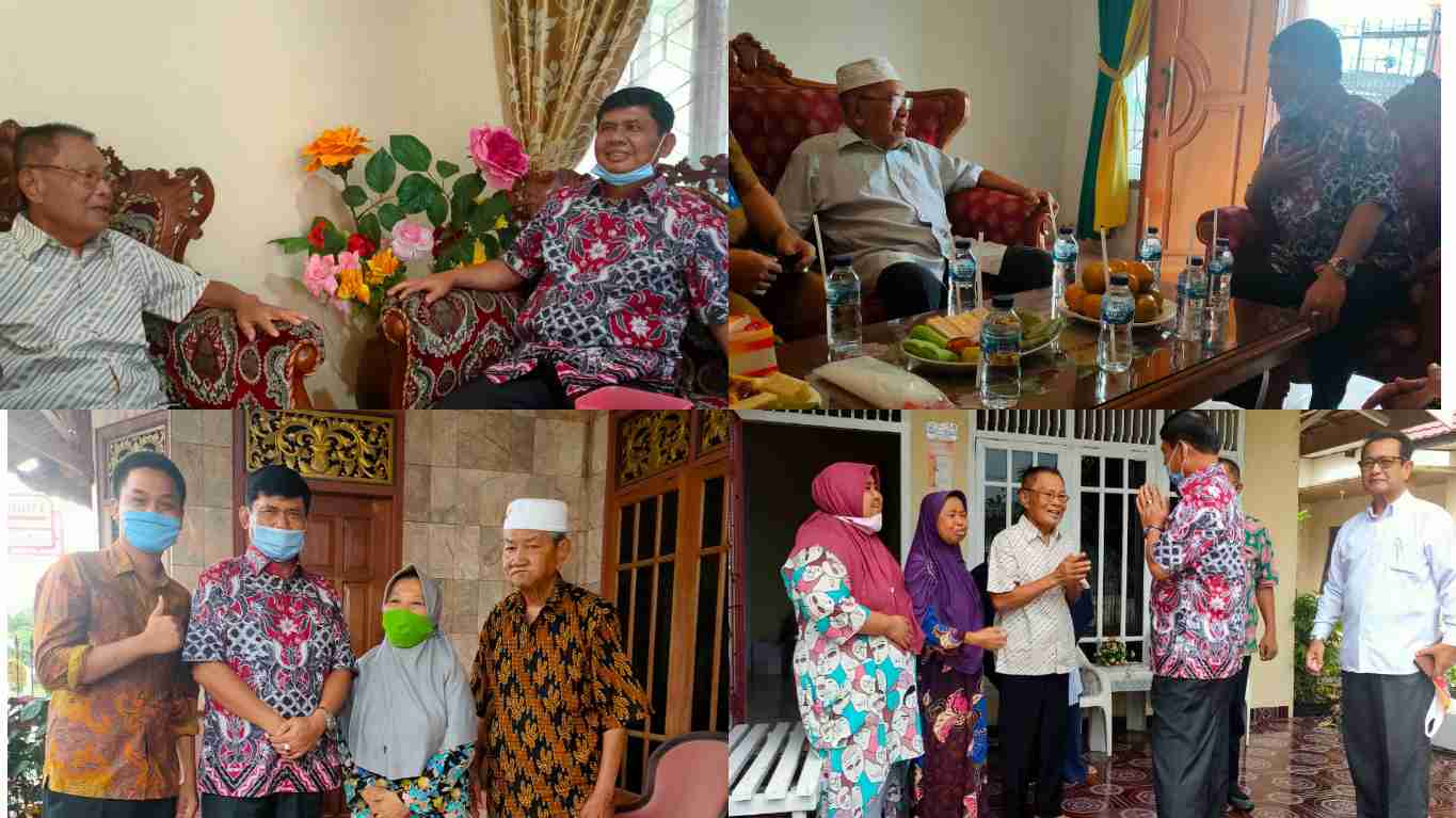 Syafril Nursal saat sowan ke tokoh masyarakat Jambi