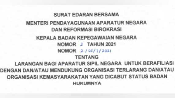 SE Menpan RB dan Kepala BKN