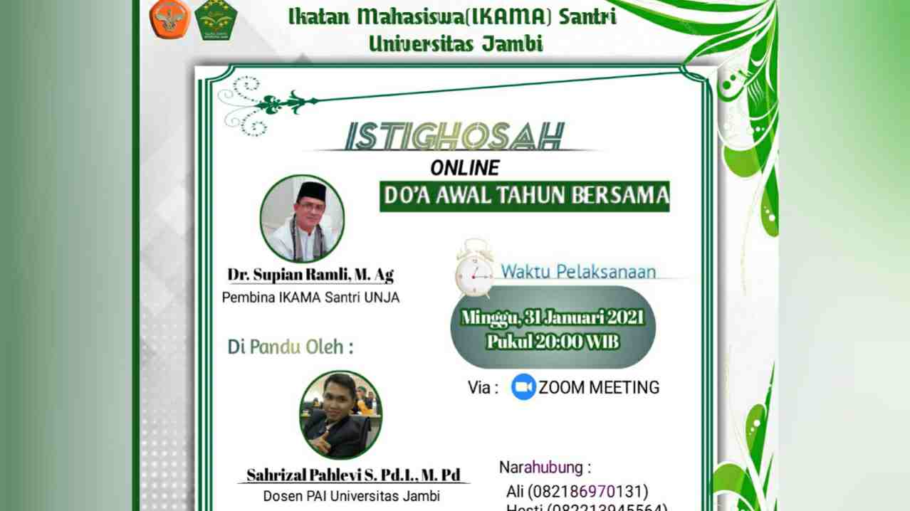 Istighosah dan doa bersama Ikama UNJA