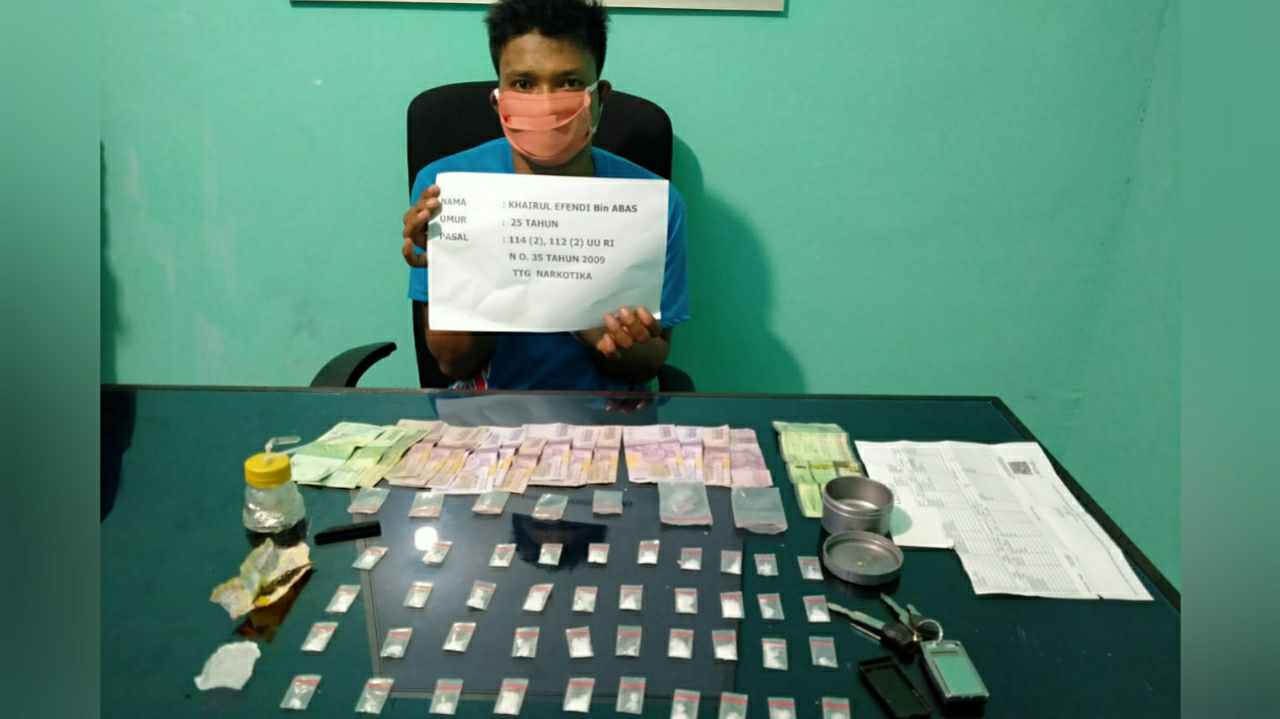 Pengguna narkoba yang diamankan Polres Merangin