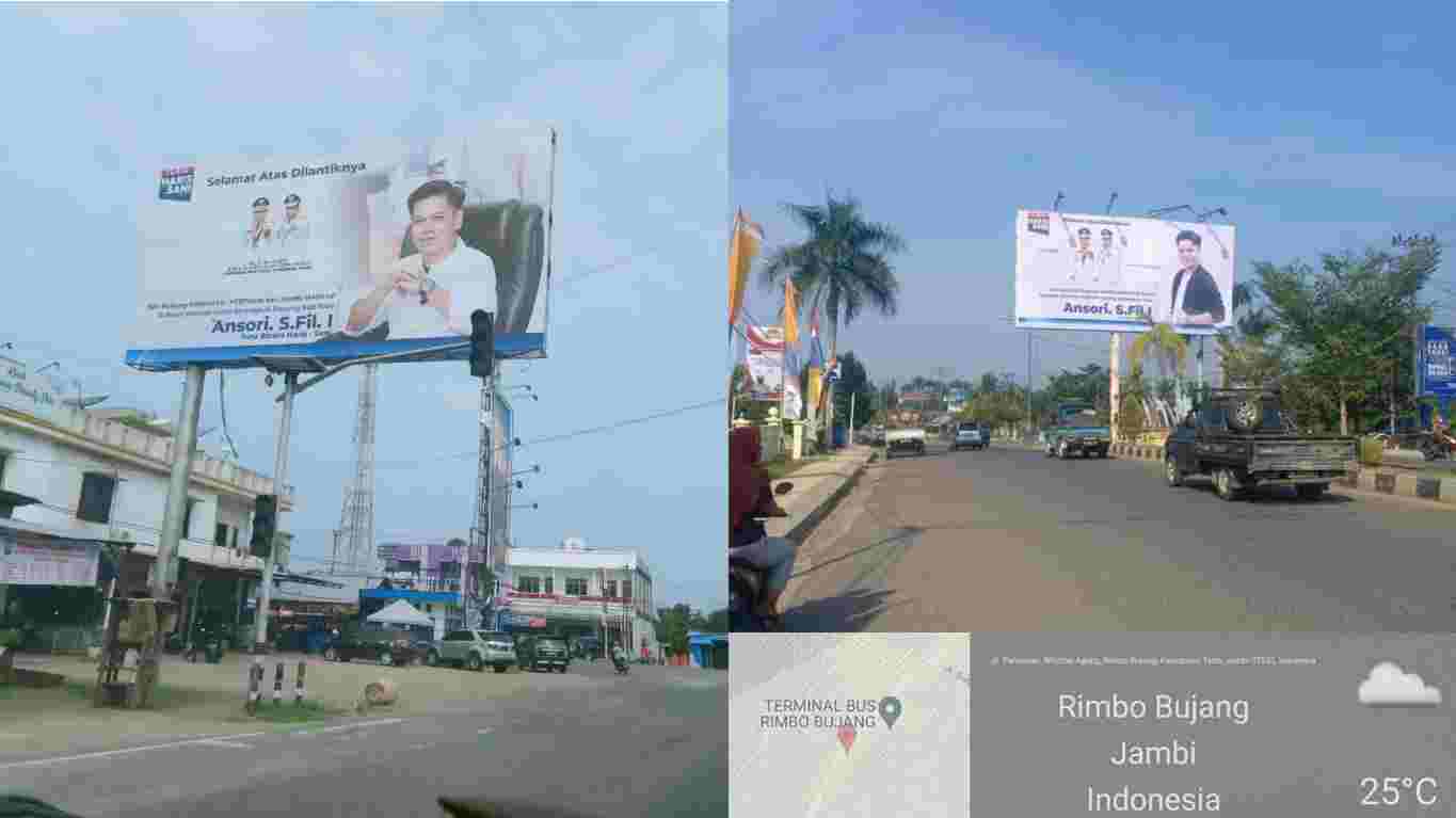 Bilboard Ansori Hasan di Tebo
