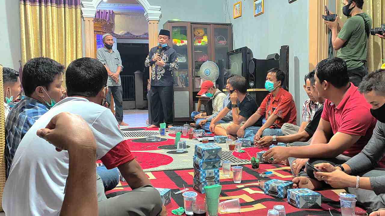 Al Haris saat silaturahmi dengan HKTM Jambi