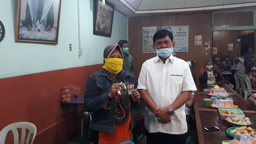 Pasukan oranye Tungkal saat nyatakan dukungan ke Syafril Nursal