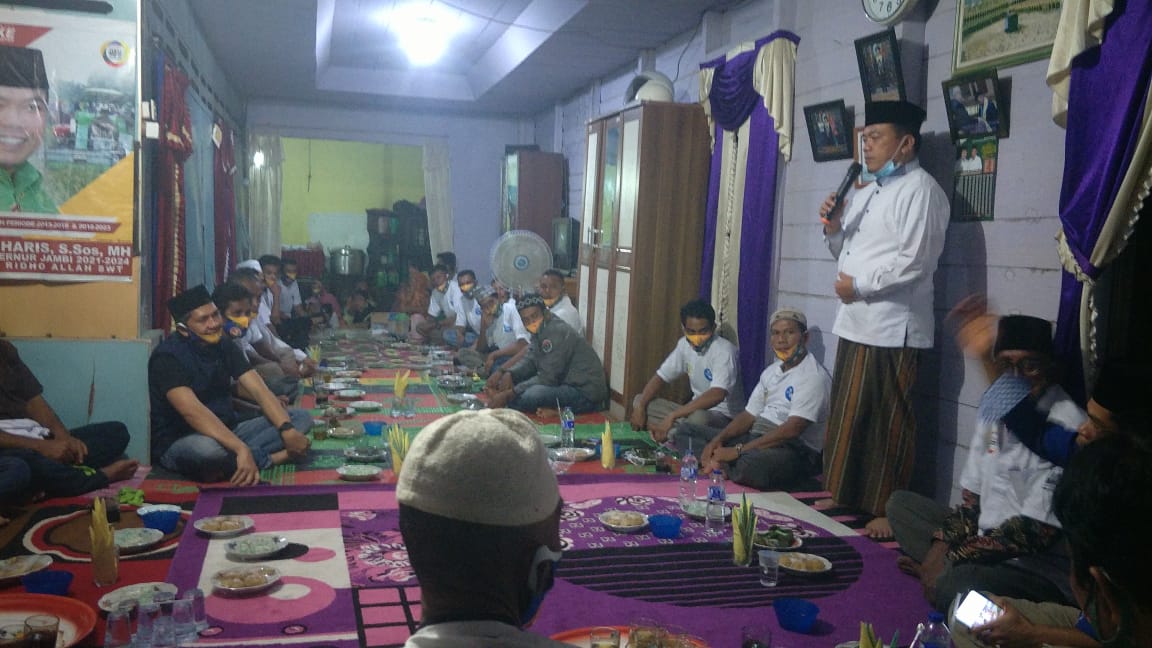 Al Haris saat silaturahmi dengan warga Batang Asam