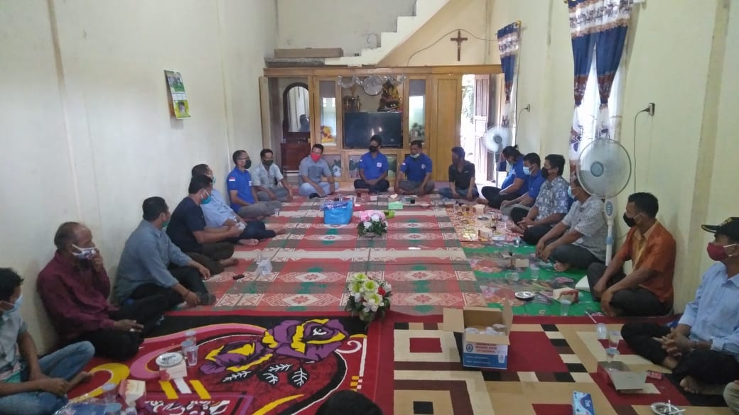 Warga Sumatera Utara saat nyatakan dukungan ke Romi Hariyanto
