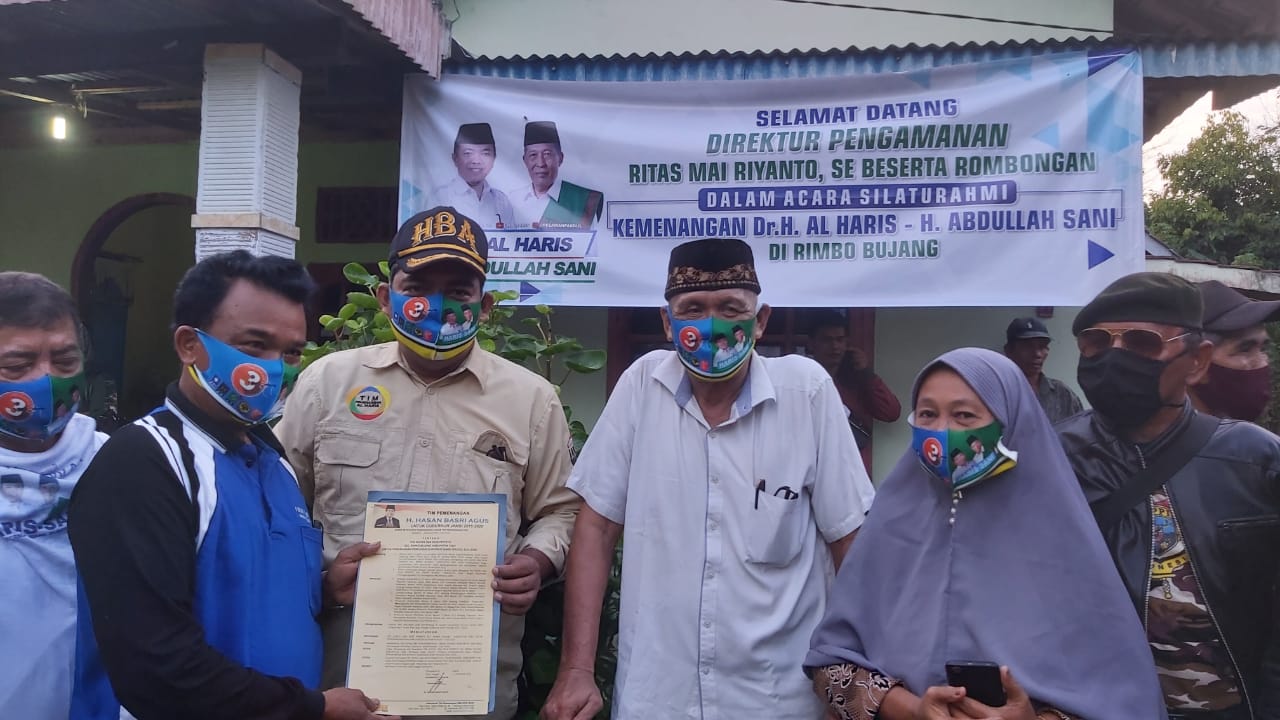 Ritas Mariyanto bersama loyalis HBA Rimbo Bujang