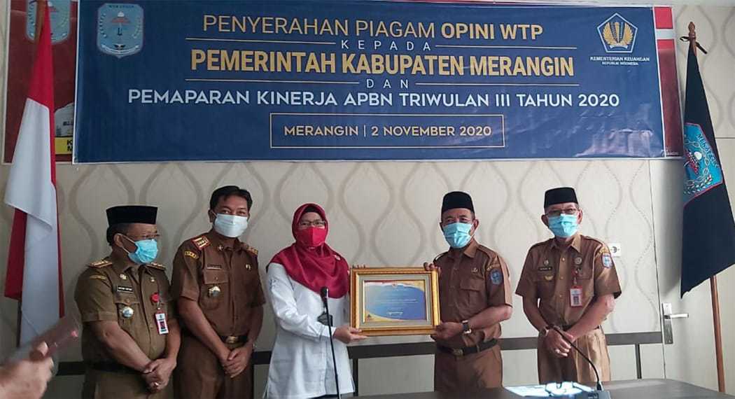 Penghargaan WTP dari BPK untuk Pemkab Merangin
