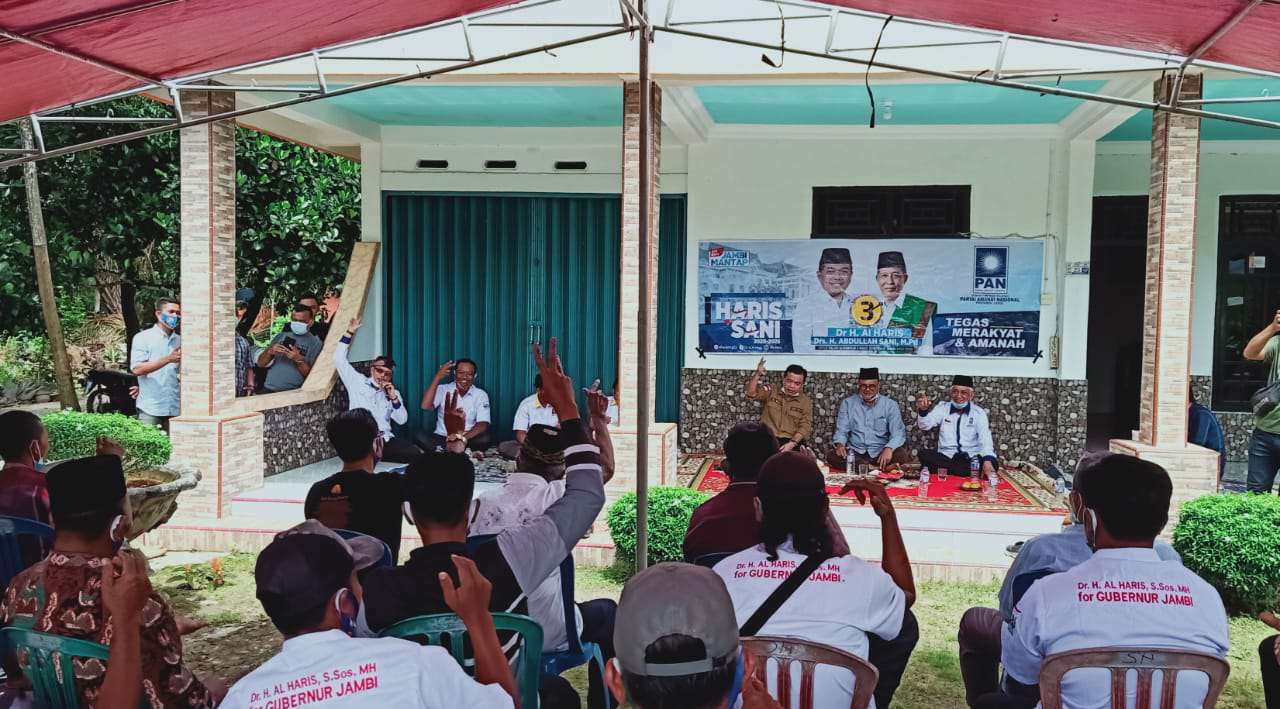 Al Haris bersma Abdullah Hich saat safari politik di Tanjab Timur