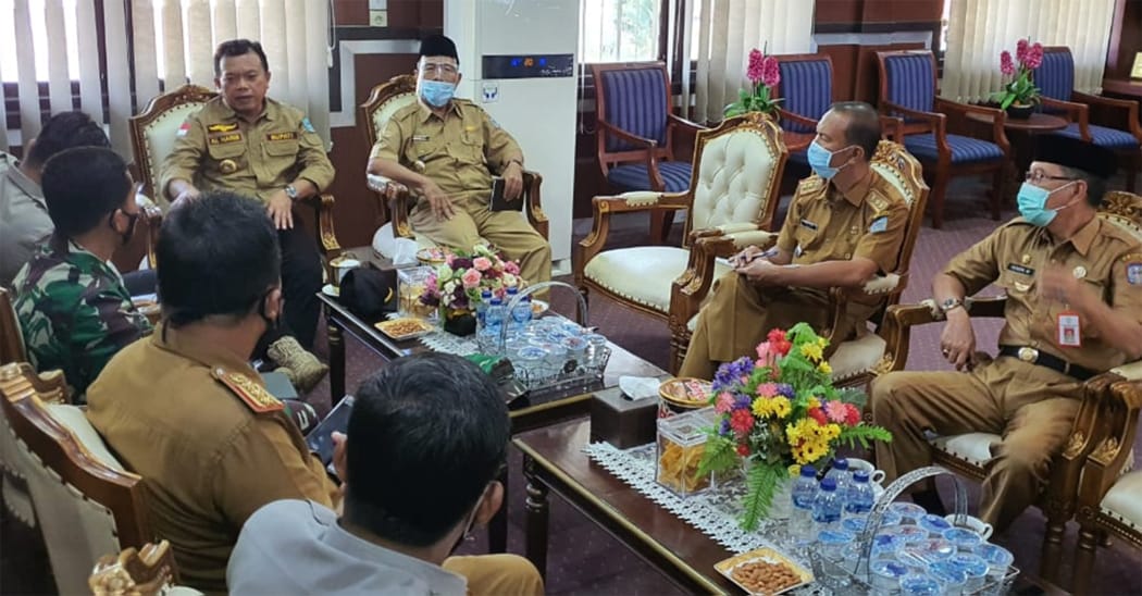 Rapat progres penanganan Covid-19 Pemkab Merangin