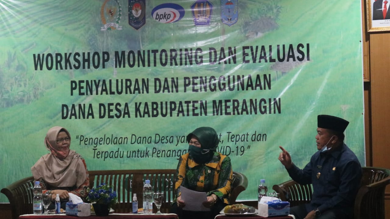 Workshop monitoring, evaluasi penyaluran dan penggunaan dana desa