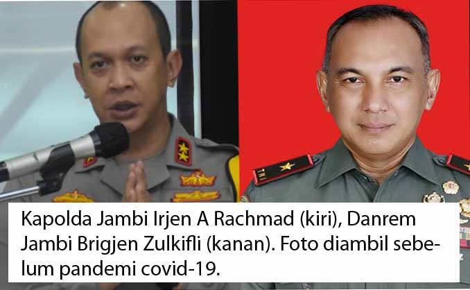 Kapolda dan Damrem Jambi