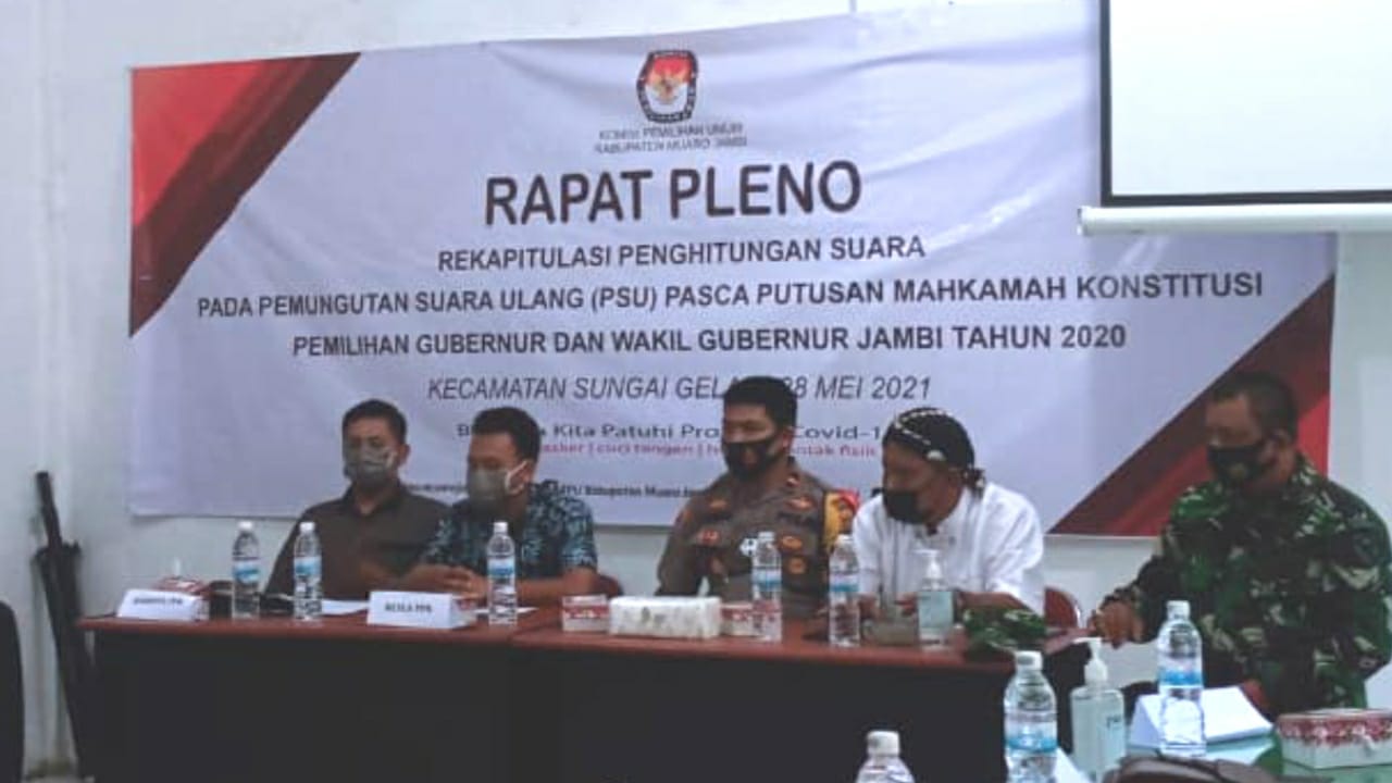 Rapat pleno PPK Sungaigelam