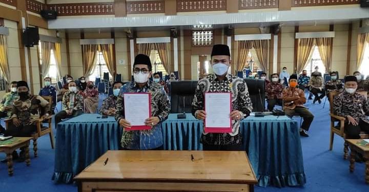 Fajran saat hadiri pemberian penghargaan Predikat WTP 