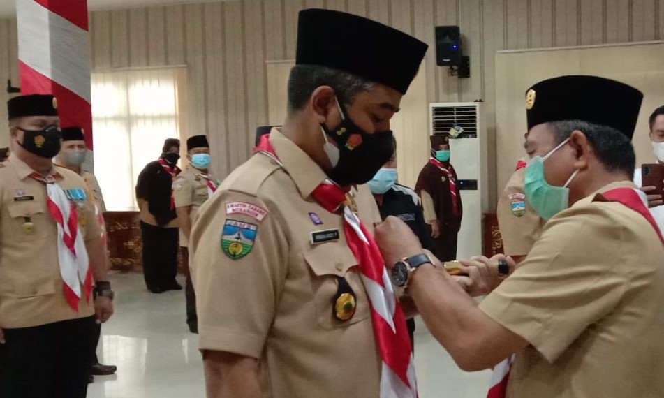 Mashuri saat peringatan Hari Pramuka ke-60