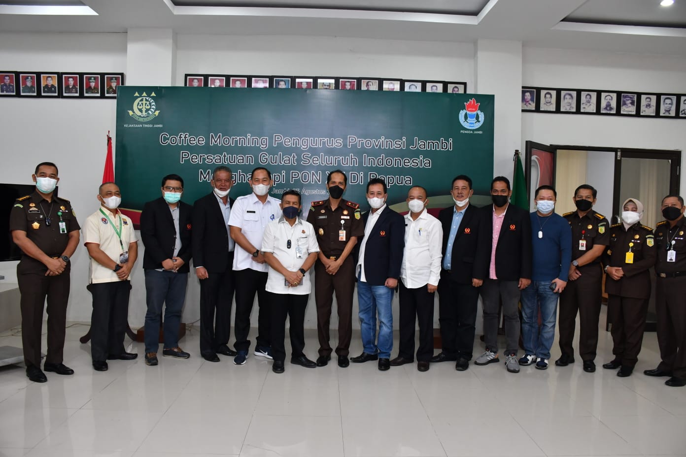 Kajati Jambi dan pengurus PGSI Jambi