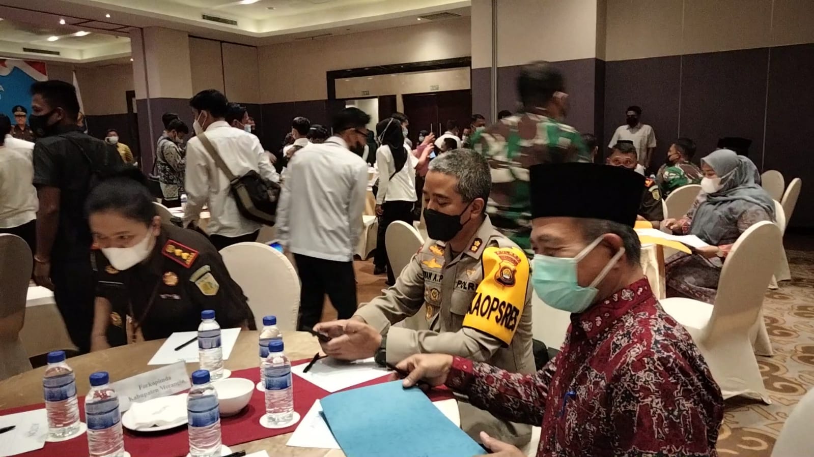 Bupati Mashuri saat hadiri Rakor Forkopimda se-Provinsi Jambi