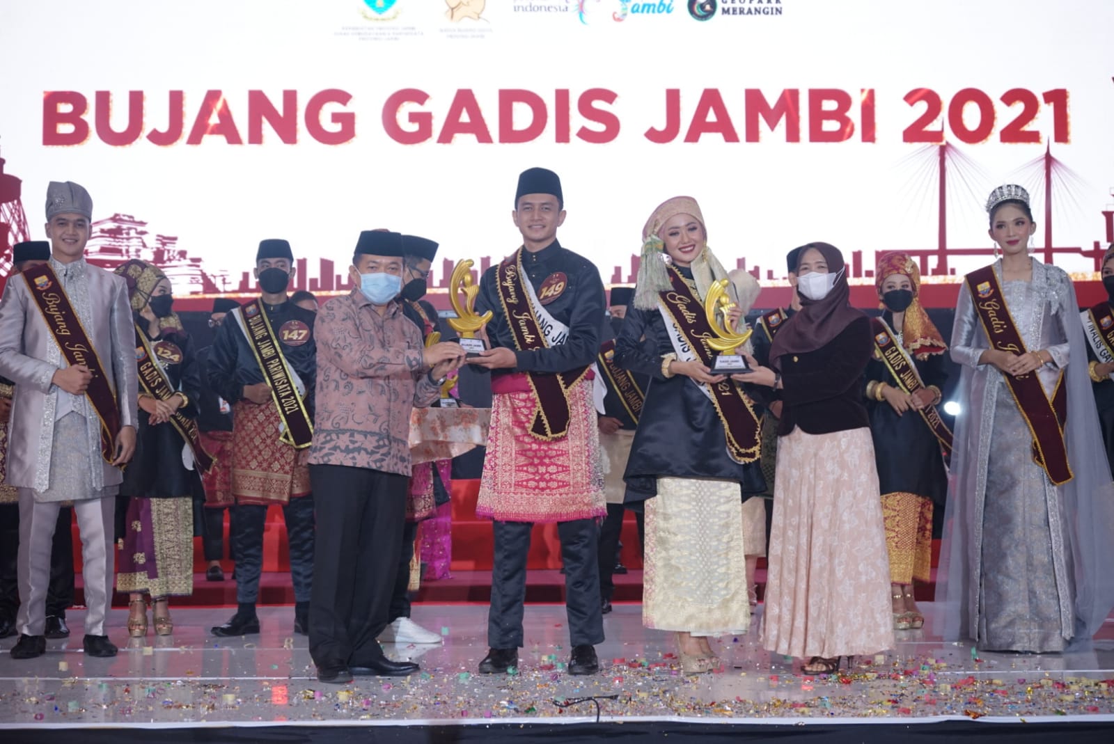 Al Haris saat hadiri Bujang Gadis Jambi 2021