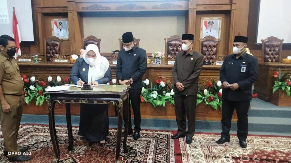 Paripurna DPRD Muaro Jambi kesepakatan KUPA-PPAS APBD Perubahan Tahun Anggaran 2021