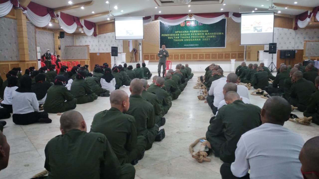 Calon Resimen Diksarmil Menwa Sultan Thaha 2021