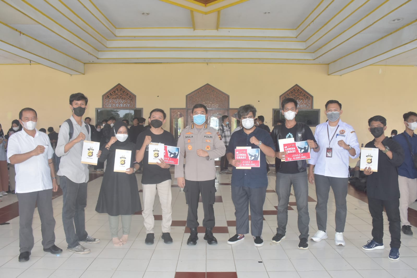 Lomba orasi unjuk rasa 2021 memperebutkan Piala Kapolri yang diadakan Polda Jambi