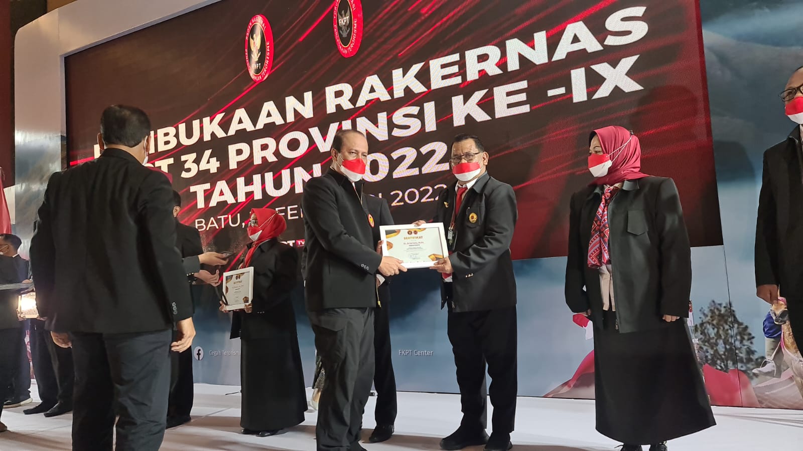 Boy Rafli Amar saat lantik pengurus FKPT seluruh Indonesia 