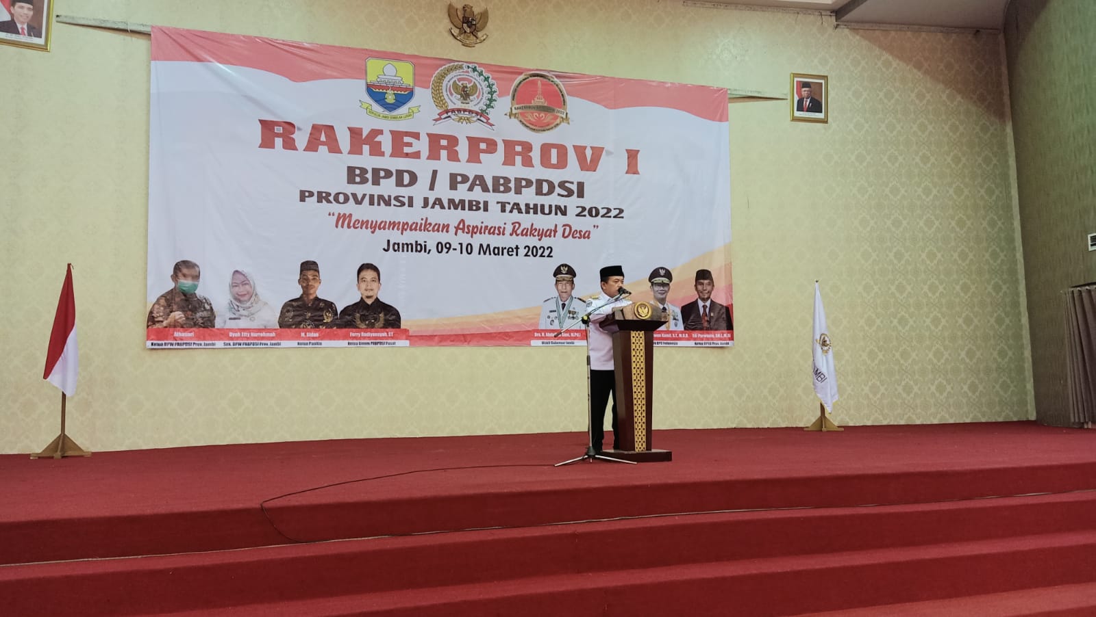 Gubernur Al Haris saat hadiri Rakerprov I BPD Provinsi Jambi 