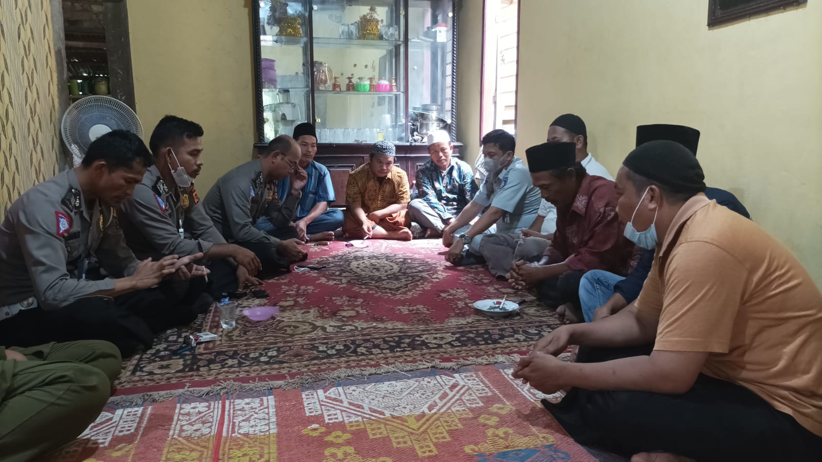 Jasa Raharja dan Satlantas Muaro Jambi mengunjungi rumah ahli waris 