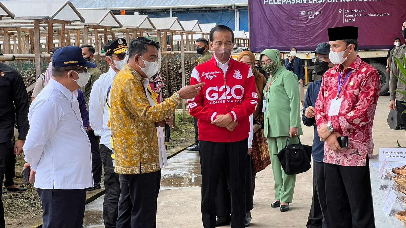 Edi Purwanto saat dampingi kunjungan kerja Presiden Jokowi di Jambi