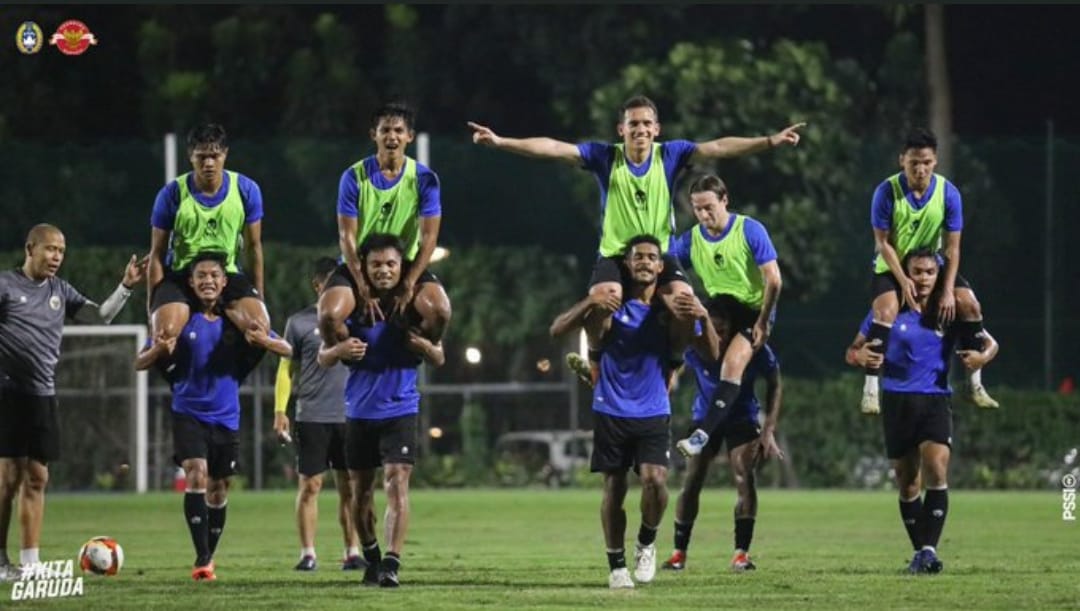 Latihan Timnas Indonesia U-23 