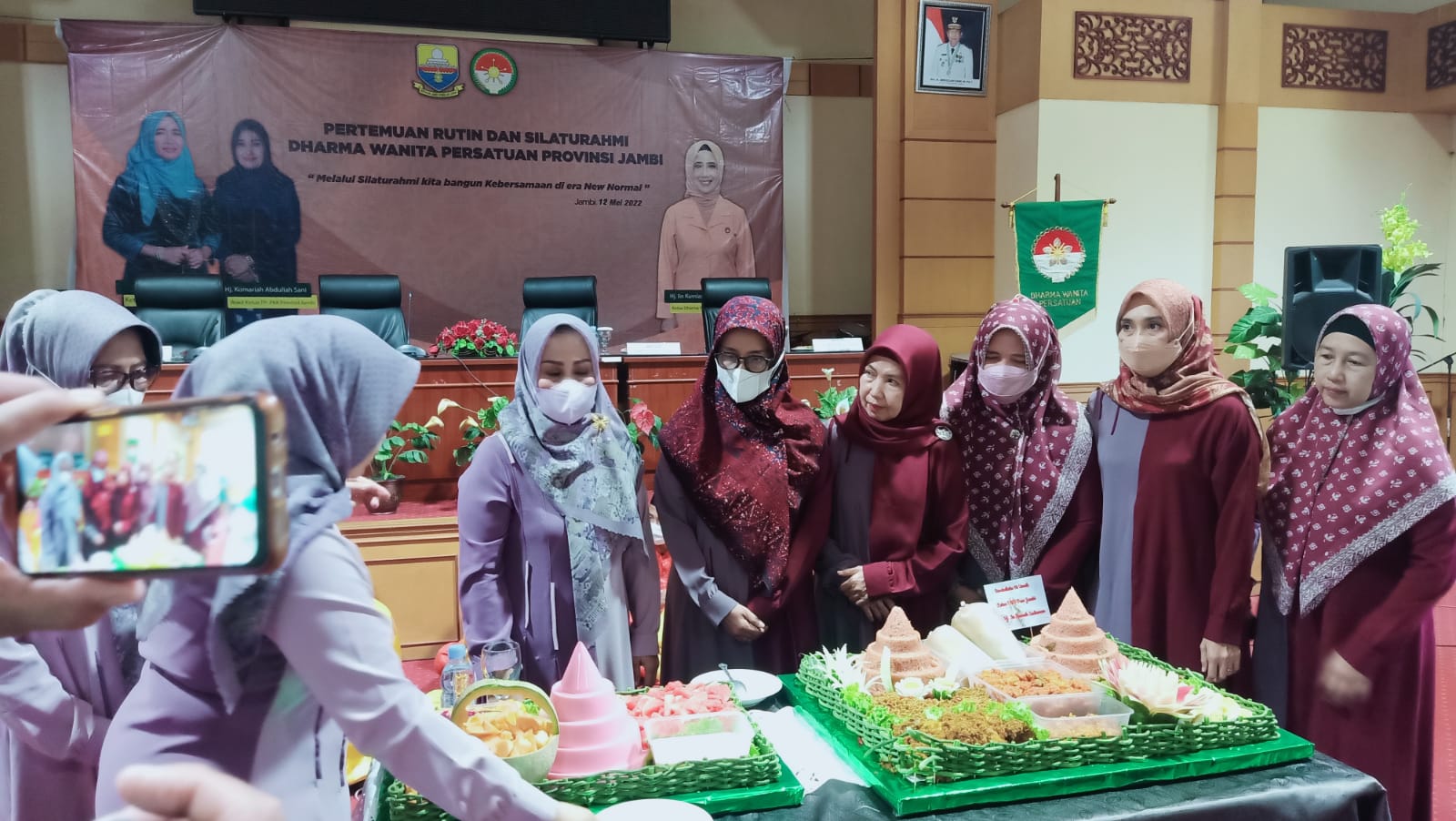 Halal Bihalal Hesti Haris bersama DPW Provinsi Jambi 