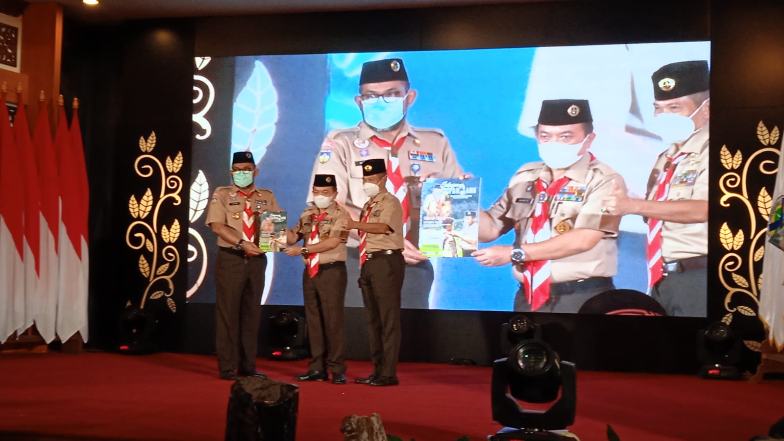 Gubernur Al Haris saat membuka Musda Gerakan Pramuka Jambi tahun 2022