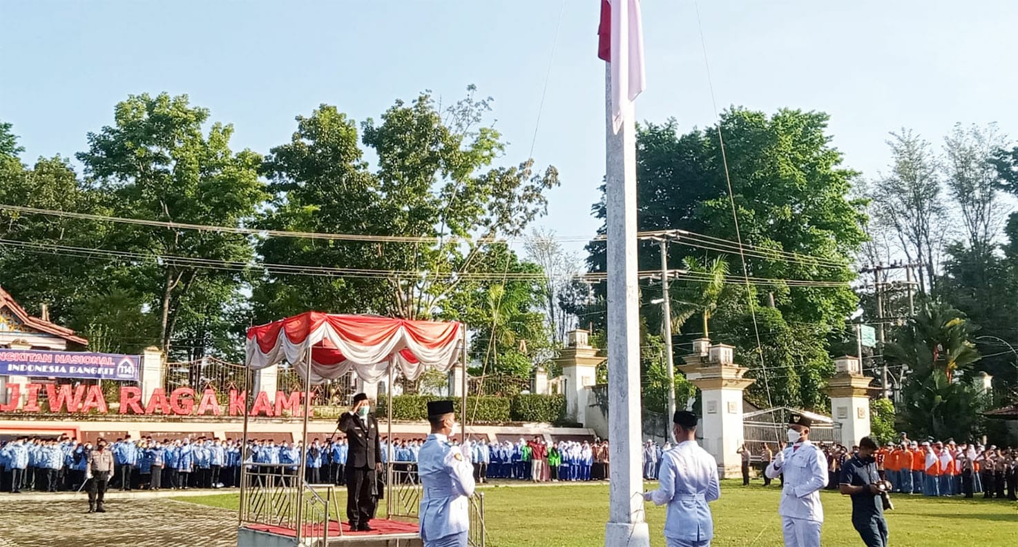Bupati Mashuri saat peringatan Hari Kebangkitan Nasional 