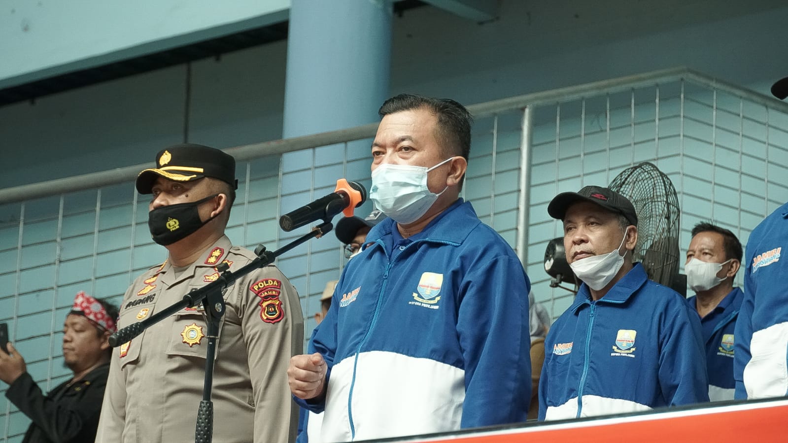 Gubernur Al Haris saat buka POPDA 2022