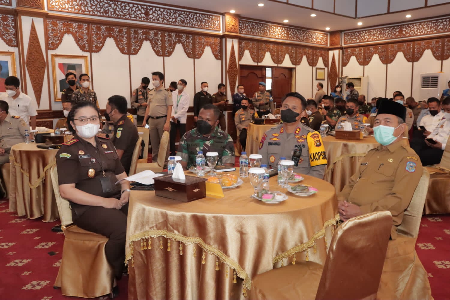 Bupati Mashuri saat hadiri sosialisasi Perpres 87