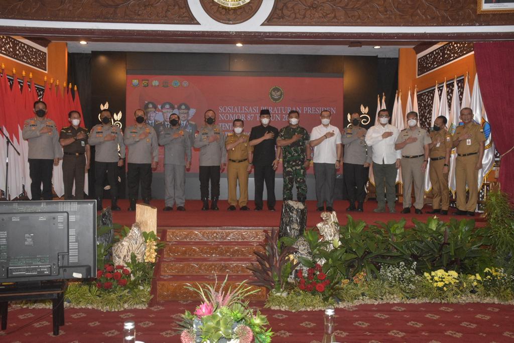 Kegiatan sosialisasi Perpres 87 tahun 2016 tentang Saber Pungli di Provinsi Jambi