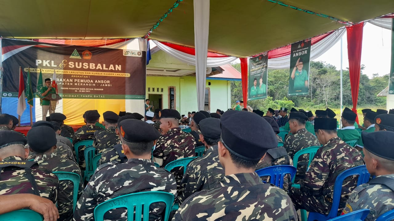 Suasana PKL Ansor dan Banser di Merangin
