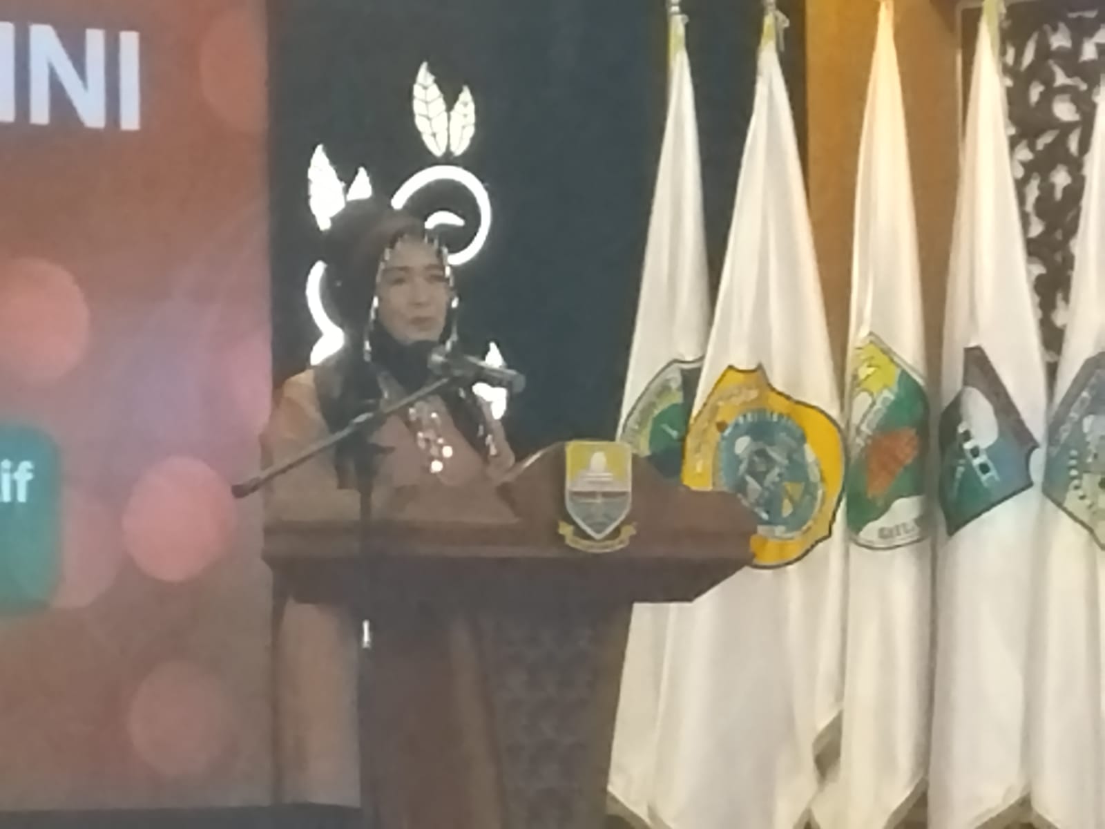 Hesti Haris saat hadiri puncak peringatan Hari Kartini ke-144