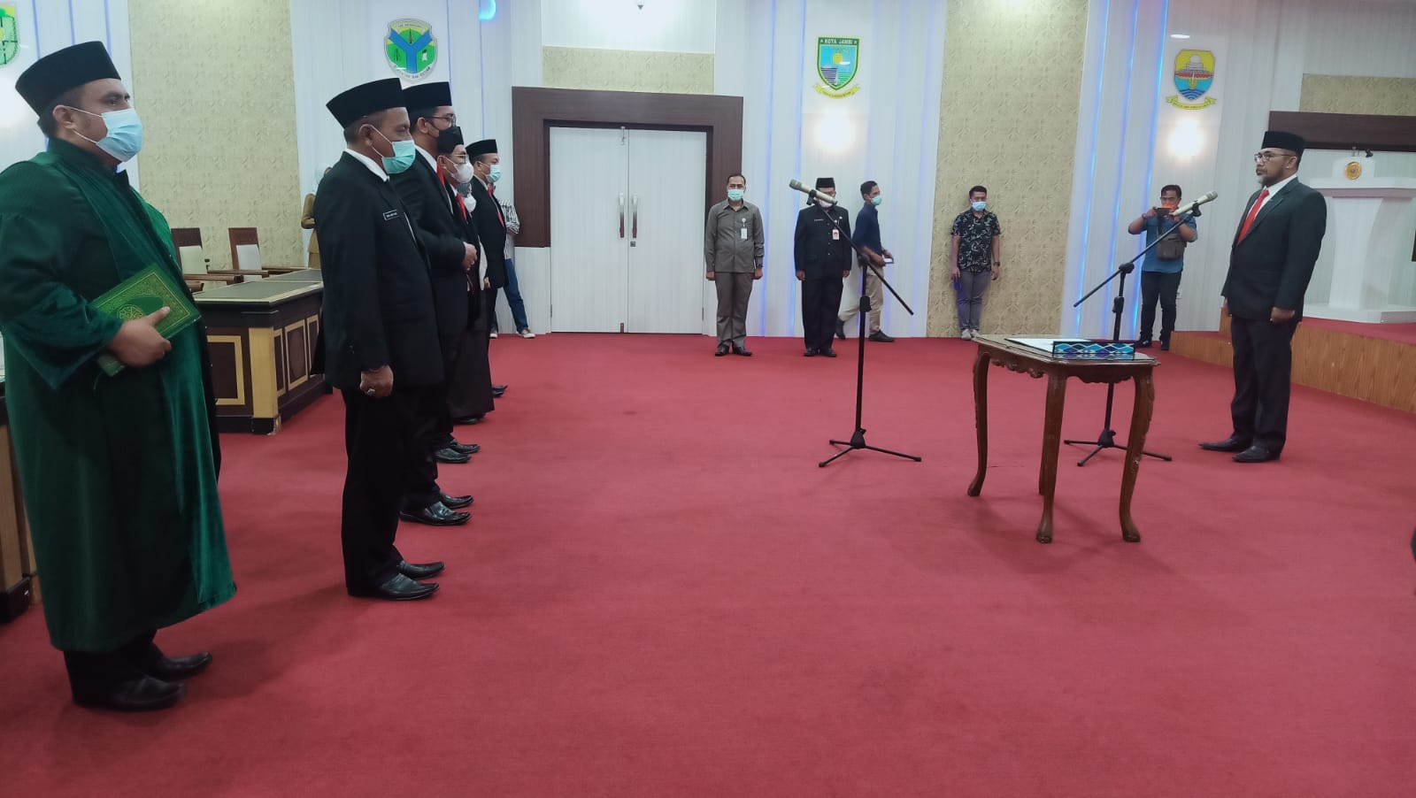 Sekda Sudriman saat lantik pejabat eselon III Pemprov Jambi