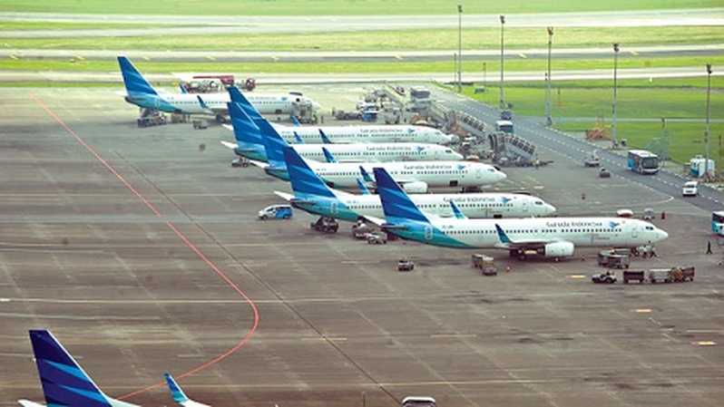 Ilustrasi pesawat garuda 