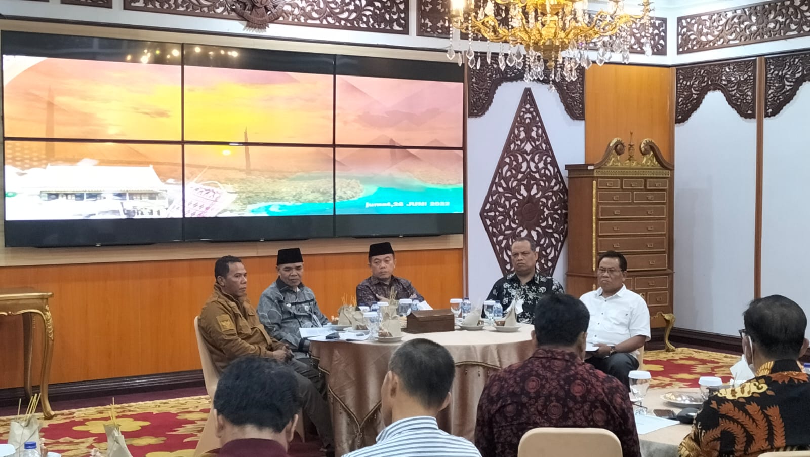 Pj Bupati Aspan saat audiensi dengan Gubernur Al Haris