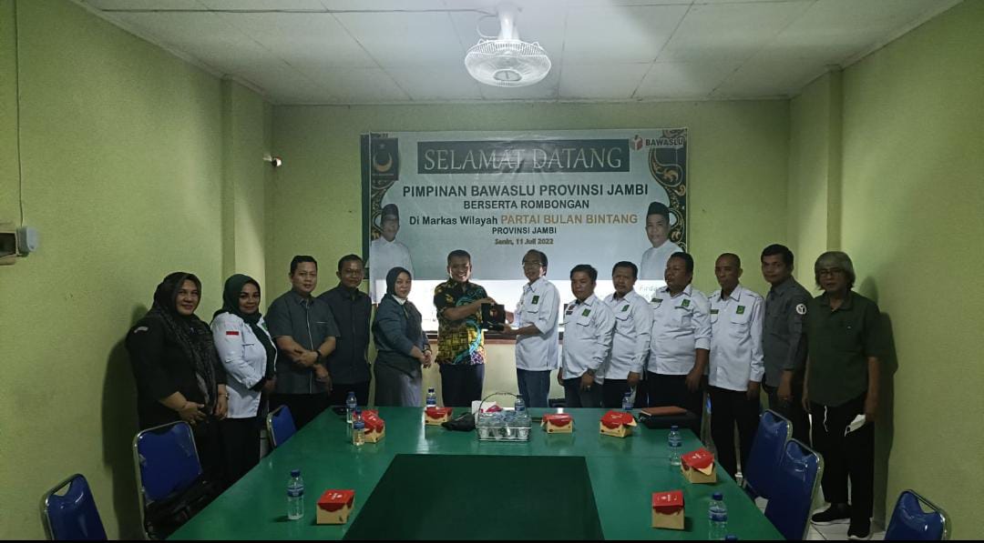 Audiensi DPW PBB Provinsi Jambi bersama Bawaslu Jambi 