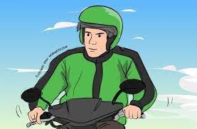 Ilustrasi driver ojol