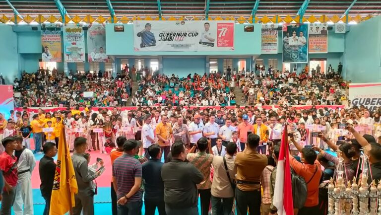 Al Haris saat buka Taekwondo Gubernur Cup 2022 