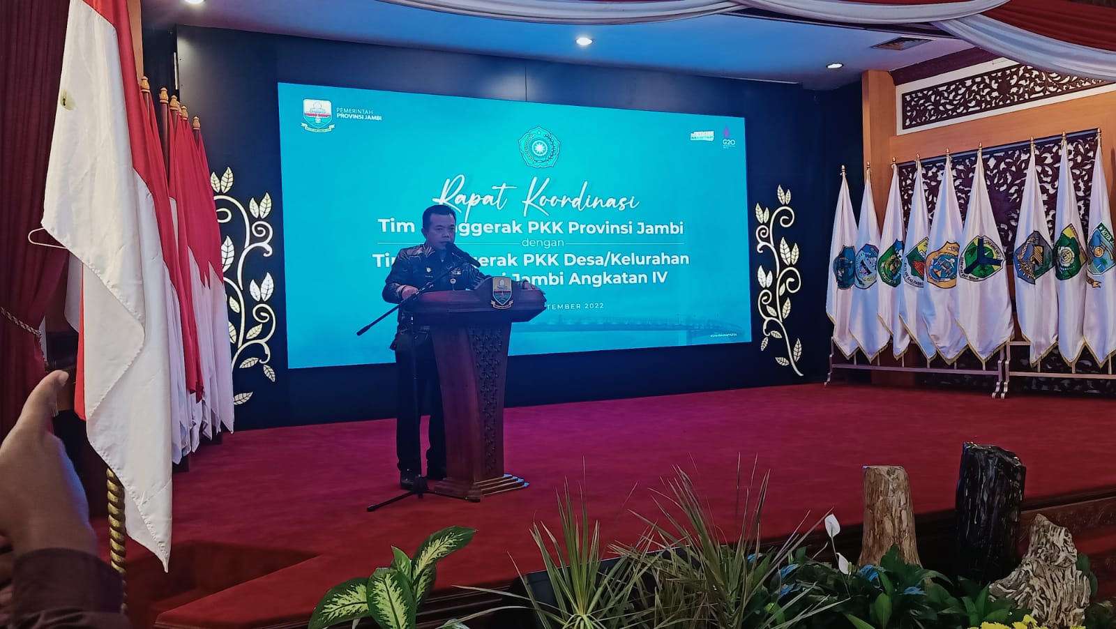 Gubernur Al Haris Rakor TP PKK Provinsi Jambi