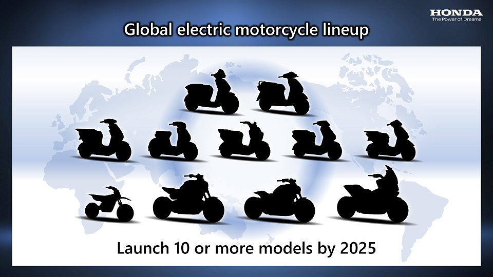 Global Electric motorcycle lineup