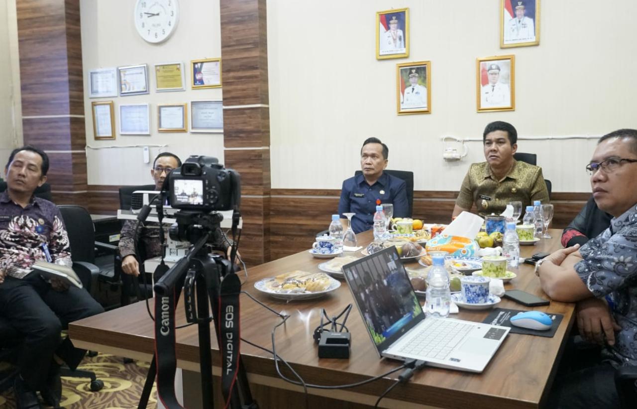Wabup Nilwan saat ikuti Rakernas dengan Menkeu