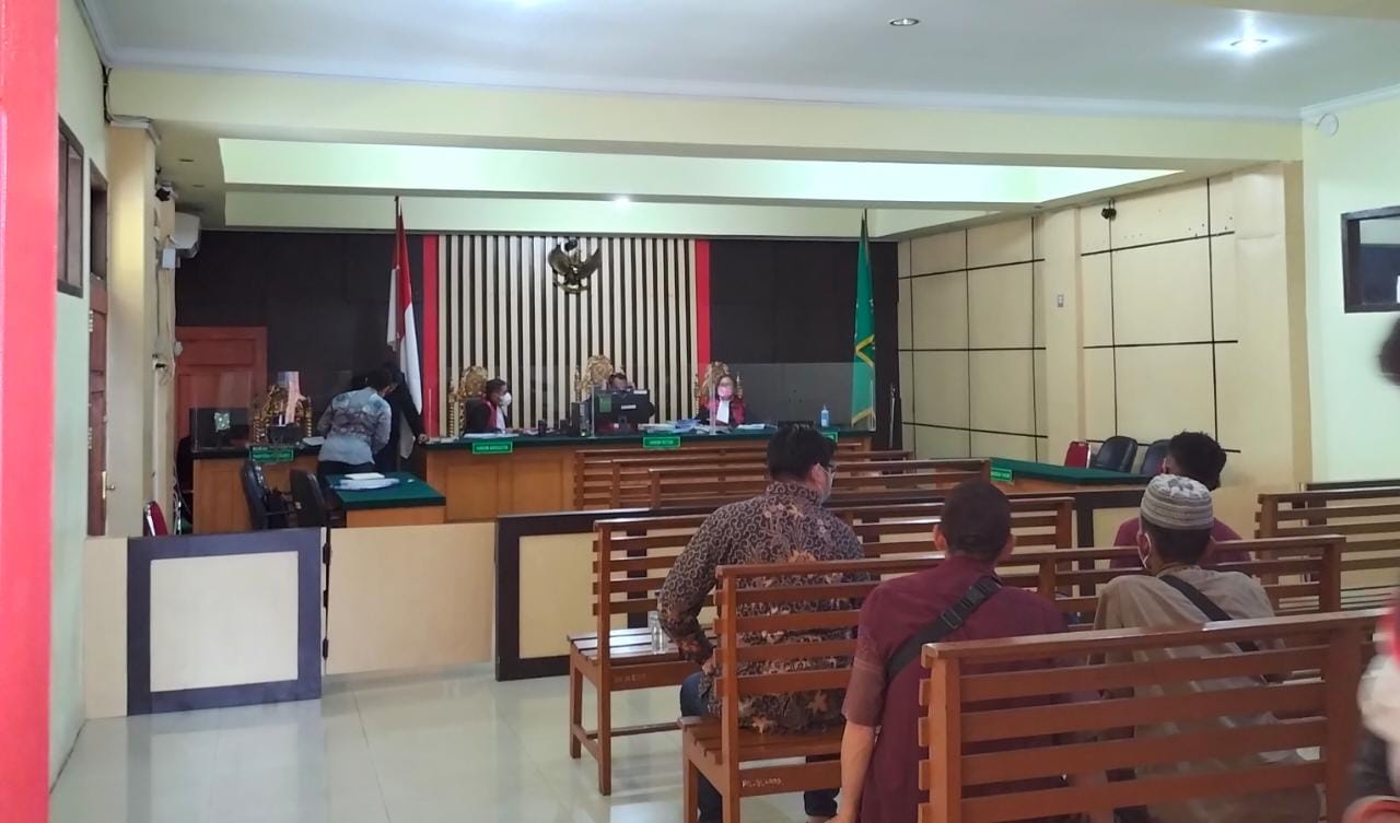 Suasana sidang PT HAL di PN Jambi
